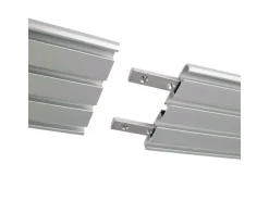 Bestlivings Verbinder für Aluminium Vorhangschiene Weiß 3 bis 4 Lauf