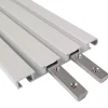 Bestlivings Verbinder für Aluminium Vorhangschiene Silber 1 bis 2 Lauf