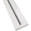 Bestlivings Vorhangschiene Aluminium 300 cm Weiß 1 Lauf / 120 cm & 2 x 90 cm