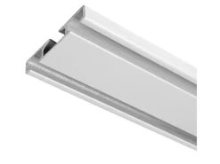 Bestlivings Vorhangschiene Aluminium Weiß 1 bis 2 Lauf 120 cm
