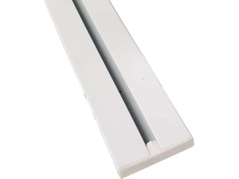 Bestlivings Vorhangschiene Aluminium 120 cm Weiß 1 Lauf