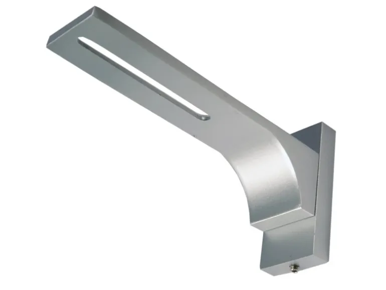 Bestlivings Wandträger für Aluminium Vorhangschiene Silber 3 bis 4 Lauf