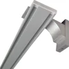 Bestlivings Wandträger für Aluminium Vorhangschiene Silber 1 bis 2 Lauf