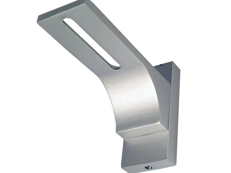 Bestlivings Wandträger für Aluminium Vorhangschiene Silber 1 bis 2 Lauf