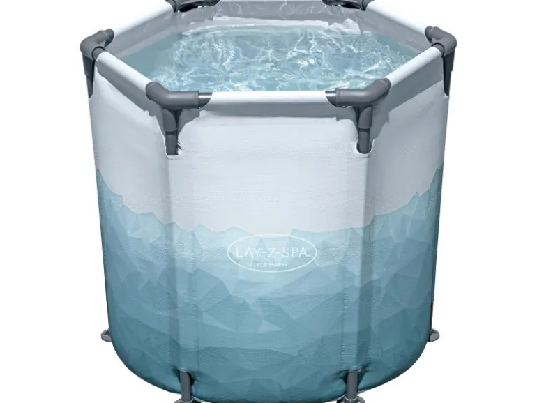 Bestway Lay-Z-Spa Eisbad Glacial Dip mit Filterpumpe Ø 90 x 80 cm