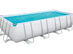 Bestway Stahlrahmenpool Power Steel 122 cm x 274 cm x 549 cm Rechteckig