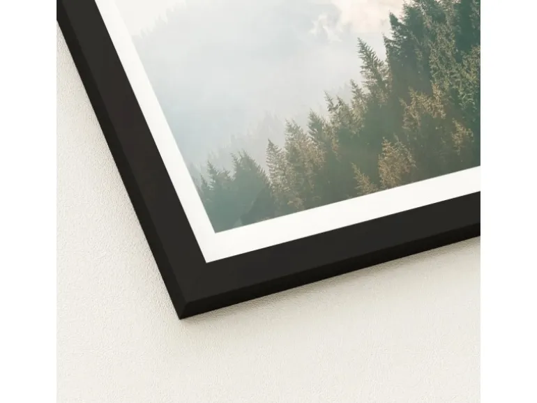 Bild mit Rahmen Anonymus Gloomy Landscape II 32,5 cm x 32,5 cm