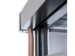 Biohort Metall-Gerätehaus HighLine Dunkelgrau-Metallic 4,6 m² Doppeltür