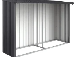 Biohort Rückwand für Woodstock 300 Dunkelgrau-Metallic 196,5 x 288,6 x 1,1 cm