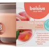 Bolsius Duftglas True Scents Flach Ø 8 cm x 5 cm Pfirsich