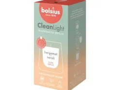 Bolsius Duft-Nachfüller Cleanlight Bergamotte & Neroli Weiß 2 Stück