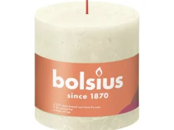 Bolsius Rustik-Kerze Shine 100/100 mm Weiche Perle
