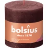 Bolsius Rustik-Kerze Shine 100/100 mm Samtrot