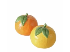 Boltze Dekoaufsteller 2-fach Sortiert 7 cm x 75 cm x 7 cm Orange