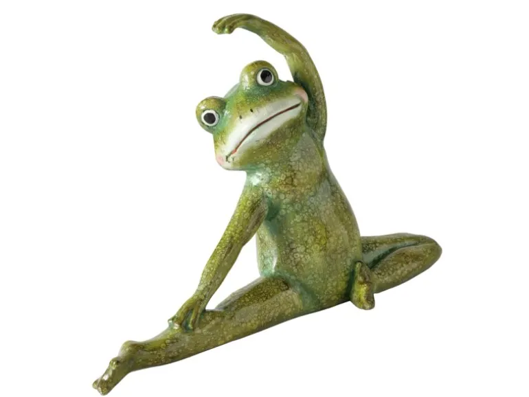 Boltze Figur Yoga 34,5 cm x 14,5 cm x 50 cm Grün