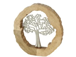 Boltze Home Deko-Aufsteller Tree 34 cm x 5 cm x 31 cm Natur