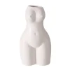 Boltze Home Vase Aurice 17 cm x 7 cm x 9 cm Weiß