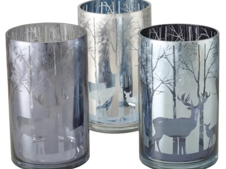 Boltze Home Windlicht Winta 3-fach sortiert
