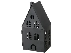 Boltze Laterne Dover Mittel 24 cm x 10 cm x 12 cm Schwarz