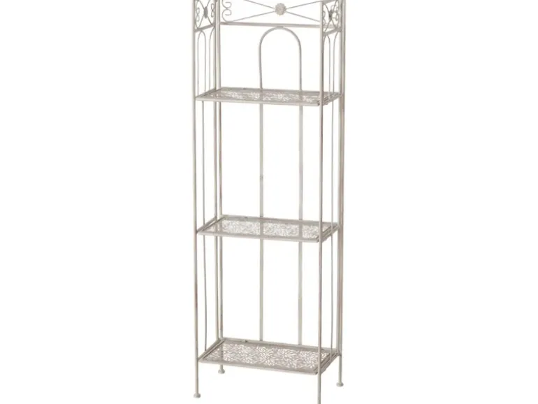 Boltze Regal Morio 120 cm x 40 cm x 25 cm Grau