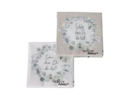 Boltze Servietten Eukana 2-fach sortiert 20 Stück