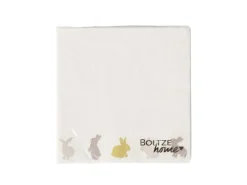 Boltze Servietten Tinka 2-fach Sortiert 3 cm x 165 cm x 165 cm Weiß-Beige