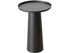 Boltze Tisch Jacky Klein Ø 28 cm x 45 cm Schwarz