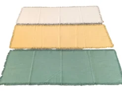 Boltze Tischläufer Lenea 3-fach Sortiert 140 cm x 40 cm Mehrfarbig