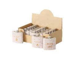 Boltze Trinkflasche BBQ 3-fach Sortiert 11 cm x 3 cm x 9,8 cm Grau