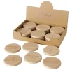 Boltze Untersetzer BBQ 6-fach Sortiert 1,5 cm x 10 cm x 1,5 cm Natur