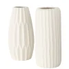 Boltze Vase Aquarel 2-fach Sortiert 26 cm x 11 cm x 26 cm Weiß