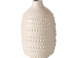 Boltze Vase Meruna 20 cm x Ø 12 cm Beige