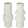 Boltze Vase Sybil 2-fach Sortiert 30 cm x 13 cm x 30 cm Creme