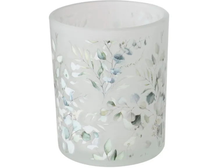 Boltze Windlicht Eukana Klein 2-fach sortiert Ø 7 cm x 8,3 cm Grün