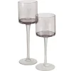 Boltze Windlicht Vilbert 2er Set Grau