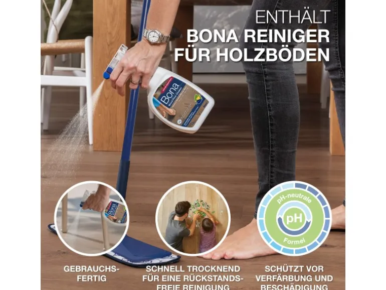 Bona Parkett-Reinigungsset 1 l
