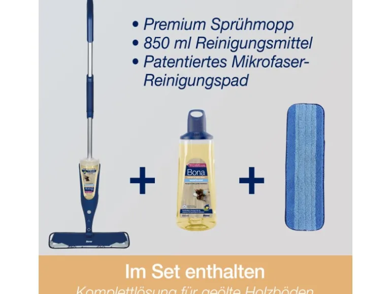 Bona Premium Spray Mop für geölte Böden