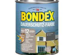 Bondex Dauerschutz-Farbe Basaltgrau Seidenglänzend 750 ml