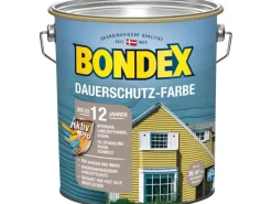 Bondex Dauerschutz-Farbe Schneeweiß seidenglänzend 4 l
