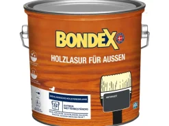 Bondex Holzlasur für Außen Anthrazit 2,5 l