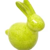Brauns-Heitmann Porzellan-Hase ca. 12 cm x 11 cm Grün