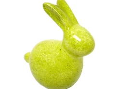 Brauns-Heitmann Porzellan-Hase ca. 12 cm x 11 cm Grün