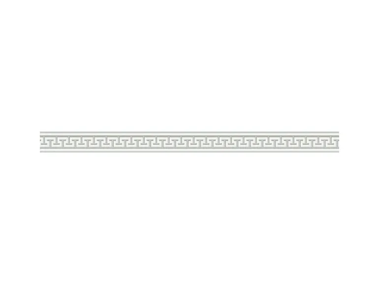 Bricoflor antik Tapetenbordüre Selbstklebend Silber Tapeten Bordüre Im Griechischen Stil Vlies Tapetenborte Ideal für Badezimmer und Küche