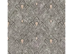 Bricoflor Art Deco Tapete Nostalgisch Schwarz Graue Jugendstil Vliestapete Im Vintage Stil Vlies Mustertapete Im antik Look für Esszimmer und Flur