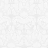 Bricoflor Barock Tapete überstreichbar Romantische Schlafzimmer und Esszimmer Vliestapete Weiß Zum überstreichen Ornament Wandtapete mit Vinyl Elegant