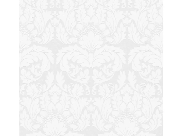 Bricoflor Barock Tapete überstreichbar Romantische Schlafzimmer und Esszimmer Vliestapete Weiß Zum überstreichen Ornament Wandtapete mit Vinyl Elegant