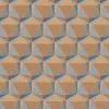 Bricoflor Bunte Tapete 60Er Jahre Retro Vliestapete Geometrisch Vlies Mustertapete In Leinenoptik Ideal Für Wohnzimmer Und Küche