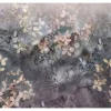 Bricoflor 3D Tapete mit Blumen Vlies Fototapete Floral Ideal für Wohnzimmer und Esszimmer Herbst Blumentapete Modern in Grau Beige
