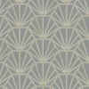 Bricoflor 20er Jahre Tapete in Grau und Gold Art Deco Tapete für Wohnzimmer und Schlafzimmer Elegante Vliestapete mit Geometrischem Muster
