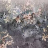 Bricoflor Florale Tapete Violett Vlies Fototapete mit Blumen im Herbst Stil Florale Vliestapete Ausgefallen für Schlafzimmer und Esszimmer